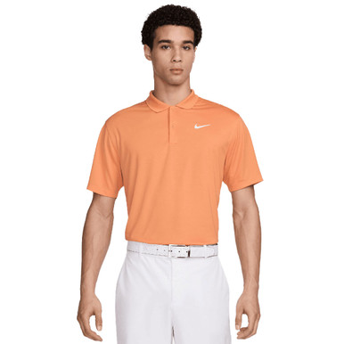 Orange dri fit polo shirt hotsell