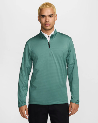 Nike Dri-Fit Victory 1/2 Zip Golf Top - Bicoastal/White | Golfsupport