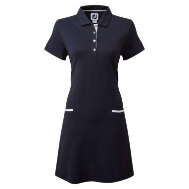 FootJoy FJ Womens Golf Dress - Navy with White