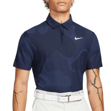 blue camo nike shirt