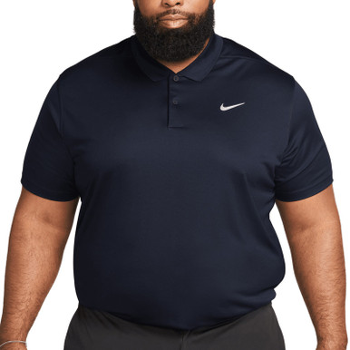 Nike Dri-FIT Victory Polo Shirt - Obsidian/White | Golfsupport