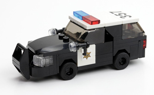 Orange County Sheriff - Ford Explorer | black rims | large push bar
