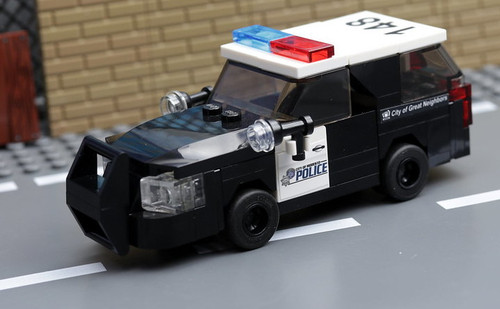 Modesto Police - 2019 Ford Explorer V2 | black rims | Setina  push bar