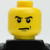 Male Head - bald - serious