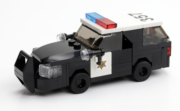 Orange County Sheriff - Ford Explorer | black rims | large push bar