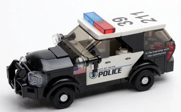 Irvine Police -  Patrol - Ford Explorer Utility - Wrap push bar- Steelie Hubs