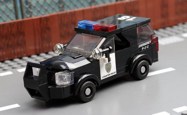Stockton Police - Ford Explorer 2024 | steelie hubs | Setina push bar