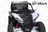 Polycarbonate TINTED Half Windshield with quick straps for KRX