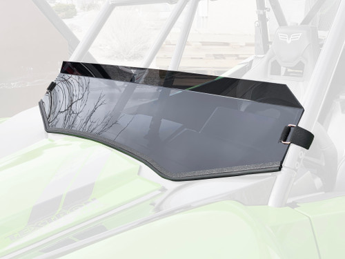 Wildcat XX TINTED Polycarbonate Half Windshield with Quick Straps Wildcat XX TINTED Polycarbonate Half Windshield with Quick Straps