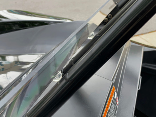 Wildcat XX HARD COATED Half Windshield with Quick Straps Wildcat XX HARD COATED Half Windshield with Quick Straps