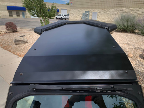 Polaris RS1 Aluminum Roof with Billet Mounts, Powder Coated, BLACK Polaris RS1 Aluminum Roof with Billet Mounts, Powder Coated, BLACK
