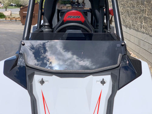 Polaris RS1 Tinted Half Windshield, Billet Clamps, Polycarbonate Polaris RS1 Tinted Half Windshield, Billet Clamps, Polycarbonate