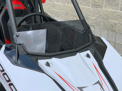 Polaris RS1 Tinted Half Windshield, Billet Clamps, Polycarbonate Polaris RS1 Tinted Half Windshield, Billet Clamps, Polycarbonate