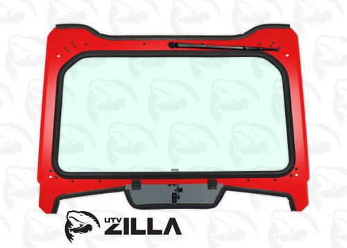 Black Vented Glass Windshield for Polaris RZR Turbo "S" Model with Wiper Black Vented Glass Windshield for Polaris RZR Turbo "S" Model with Wiper