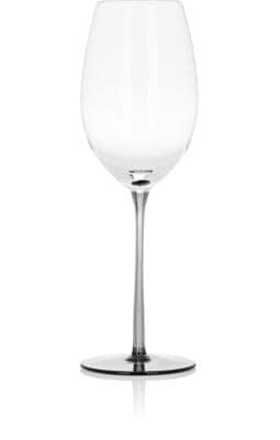 Higher Tall White Wineglass