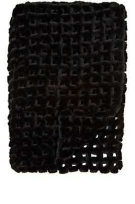 Crocheted Mink Fur Throw