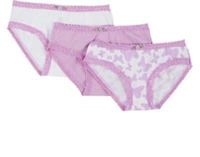 Cotton-Blend Bikini Brief Set