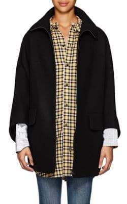 Wool Melton Oversized Cape