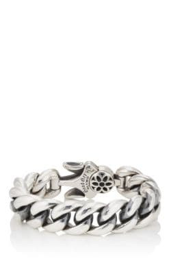 Oversized Curb-Chain Bracelet