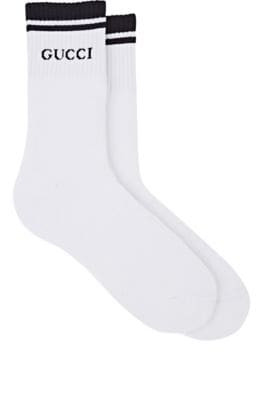 Logo Cotton-Blend Ankle Socks