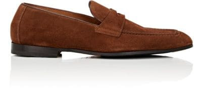 Suede Penny Loafers 1