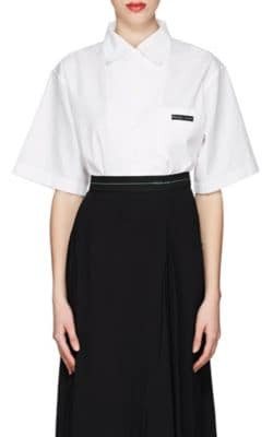 Logo Cotton Poplin Shirt 1