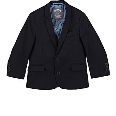 Kids' Basket-Weave Two-Button Sportcoat