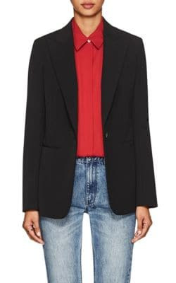 Limay Cotton-Blend One-Button Blazer