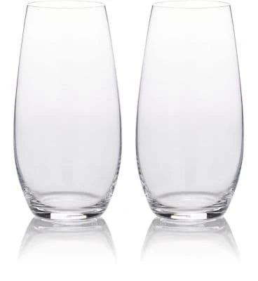 "O" Crystal Champagne Tumbler Set