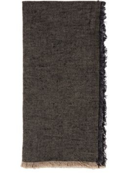Fringed Linen-Cotton Napkin