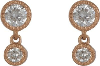 Diamond Double-Drop Earrings
