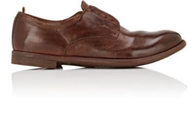 Washed Leather Bluchers