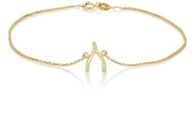 Wishbone Charm Bracelet