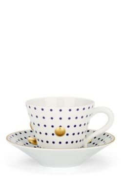 Knossos Porcelain Coffee Cup & Saucer 1