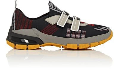 Men's Double-Strap Tech-Knit Sneakers