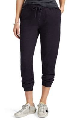 Cotton-Cashmere Drawstring Pants