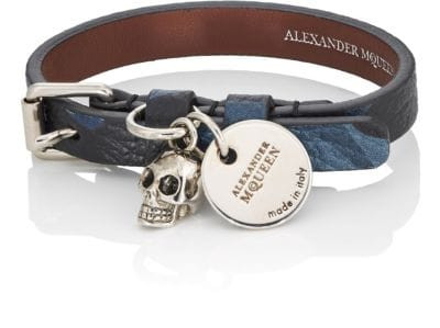 Leather Buckled Wrap Bracelet
