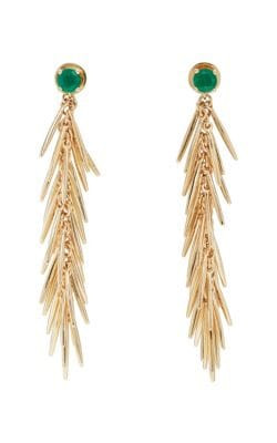 Grass Dangling Drop Earrings