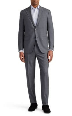 Milano Easy Wool Two-Button Suit 2