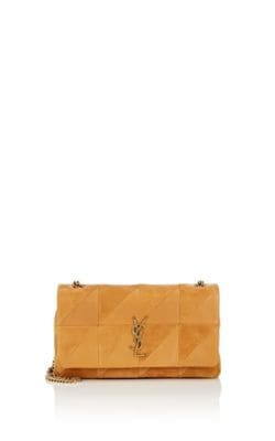 Monogram Jamie Medium Leather & Suede Chain Bag