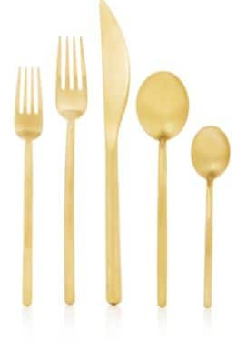 Due Ice Oro 5-Piece Flatware Set