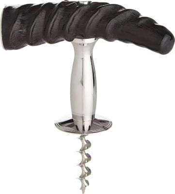 Henshall Type Corkscrew With Springbok Horn Handle