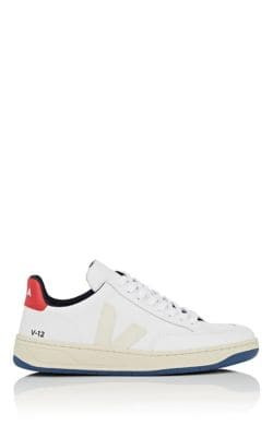 Women's V-12 Mesh & Leather Sneakers