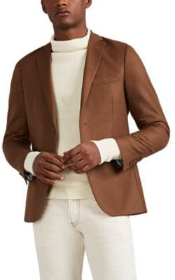 Wool Twill Two-Button Sportcoat