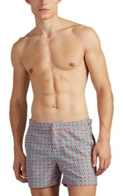 Setter Nerissa-Print Swim Trunks