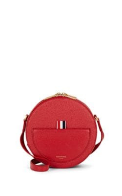 Hat Box Jr. Leather Crossbody Bag
