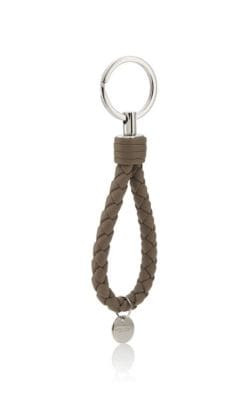 Intrecciato Leather Key Chain 1