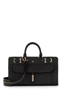 "A" Bassotto Leather Satchel