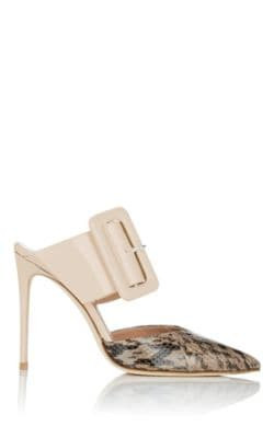 Leather Buckle Pumps