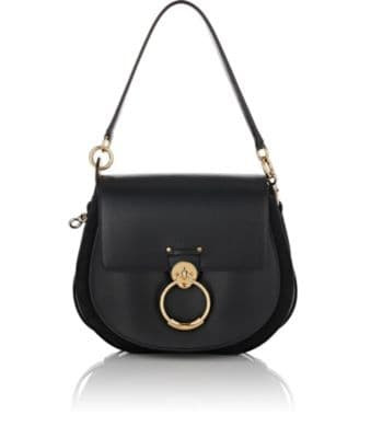 Leather & Suede Shoulder Bag